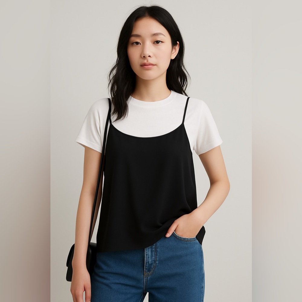 UNIQLO Black Camisole Tank Top – XS – New Without Tag